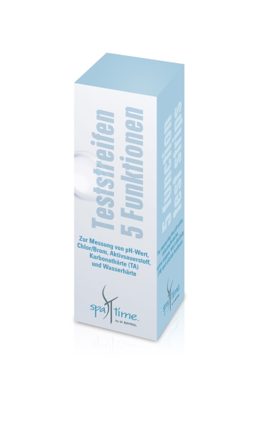 SpaTime Teststreifen für Aktivsauerstoff, 5 Funktionen (50 Stk.)